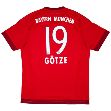 2015-16 Bayern Munich Home Shirt Gotze #19