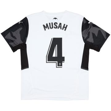 2021-22 Valencia Home Shirt Musah #4 - 9/10 - (XL)