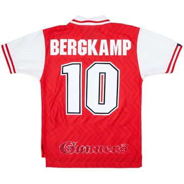 1996-98 Arsenal Home Shirt Bergkamp #10 - 7/10 - (S)
