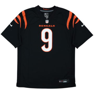 2024-25 Cincinnati Bengals Burrow #9 Nike Game Home Jersey - 9/10 - (XL.Boys)