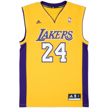 2010-14 LA Lakers Bryant #24 adidas Home Jersey - 7/10 - (S)