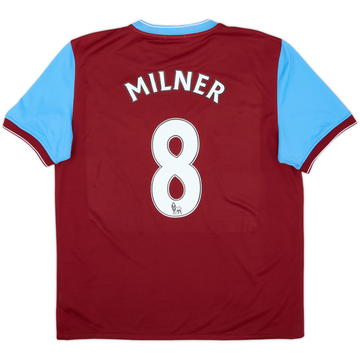 2009-10 Aston Villa Home Shirt Milner #8 - 6/10 - (L)