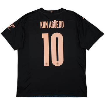 2020-21 Manchester City Away Shirt Kun Aguero #10 - 8/10 - (XL)