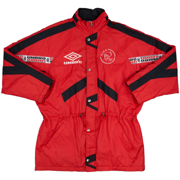 1994-95 Ajax Umbro Padded Bench Coat - 8/10 - (XXL)