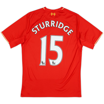 2015-16 Liverpool Home Shirt Sturridge #15 - 8/10 - (XL.Boys)