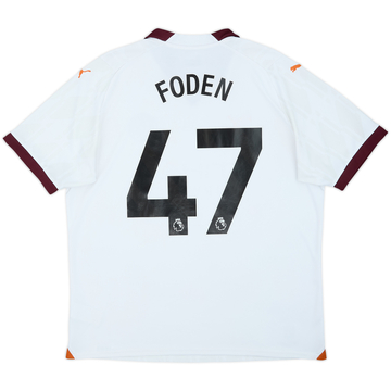 2023-24 Manchester City Away Shirt Foden #47 - 8/10 - (XL)