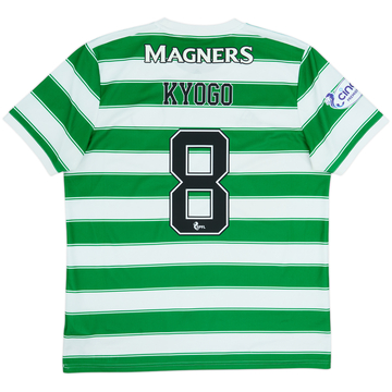 2021-22 Celtic Home Shirt Kyogo #8 - 5/10 - (L)