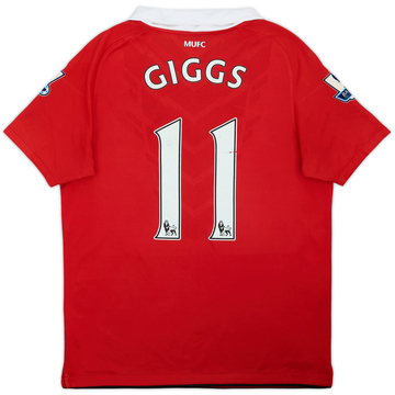 2010-11 Manchester United Home Shirt Giggs #11 - 5/10 - (XL.Boys)