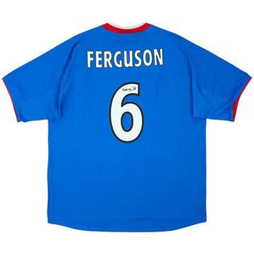 2003-05 Rangers Home Shirt Ferguson #6 - 7/10 - (XL)