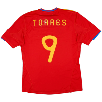 2009-10 Spain Home Shirt Torres #9 - 4/10 - (L)