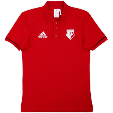 2017-18 Watford adidas Polo Shirt - 8/10 - (S)