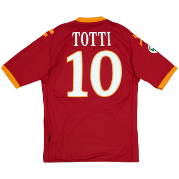 2010-11 Roma Home Shirt Totti #10 - 5/10 - (L)