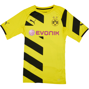2014-15 Borussia Dortmund Player Issue ACTV Fit Home Shirt - 6/10 - (M)
