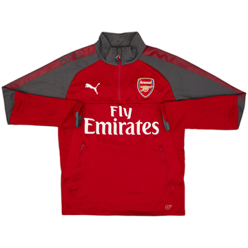 2017-18 Arsenal Puma 1/4 Zip Training Top - 8/10 - (S)