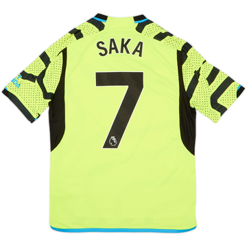 2023-24 Arsenal Away Shirt Saka #7 - 9/10 - (XL.Boys)
