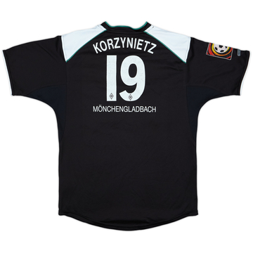 2002-03 Borussia Monchengladbach Away Shirt Korzynietz #19 - 6/10 - (S)
