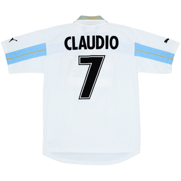 1999-00 Lazio Centenary Home Shirt Claudio #7 - 6/10 - (L)