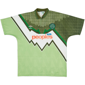 1991-92 Celtic Away Shirt - 6/10 - (XL)