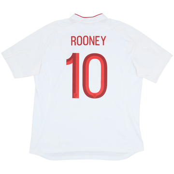 2012-13 England Home Shirt Rooney #10 - 7/10 - (XL)