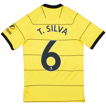 2021-22 Chelsea Away Shirt T.Silva #6 - 8/10 - (XS)