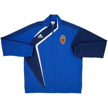 2008-09 Real Zaragoza adidas Track Jacket - 6/10 - (L/XL)