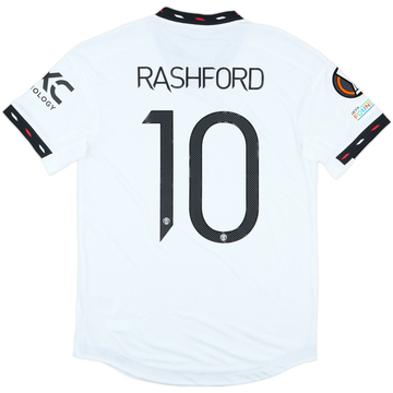 2022-23 Manchester United Match Issue Europa League Away Shirt Rashford #10