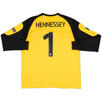 2010-11 Wales Match Issue GK Shirt Hennessey #1