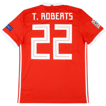 2018 Wales Match Issue Nations League Home Shirt T.Roberts #22