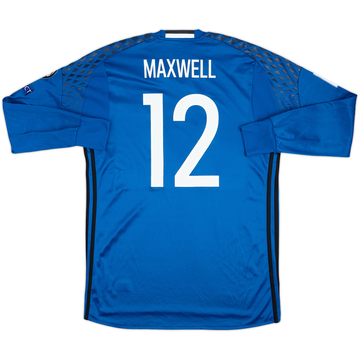 2017 Wales Match Issue GK Shirt Maxwell #12