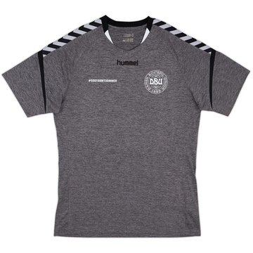 2016-18 Denmark Hummel Training Shirt - 10/10 - (L)
