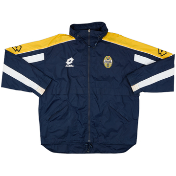 2001-02 Hellas Verona Lotto Hooded Rain Jacket - 7/10 - (L)