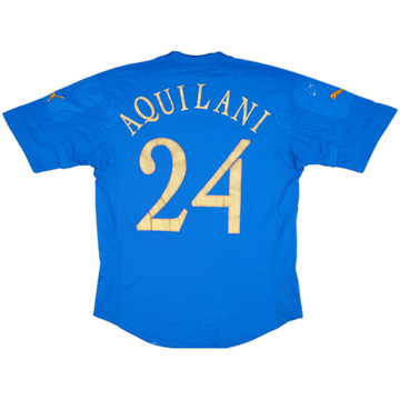 2004-06 Italy Home Shirt Aquilani #24 - 5/10 - (L)