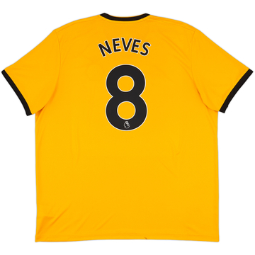 2018-19 Wolves Home Shirt Neves #8 - 7/10 - (XXL)