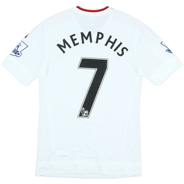 2015-16 Manchester United Match Issue Home Shirt Memphis #7
