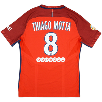 2016-17 Paris Saint-Germain Match Issue Away Shirt Thiago Motta #8