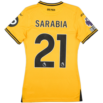 2024-25 Wolves Match Issue Home Shirt Sarabia #21