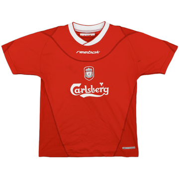 2002-04 Liverpool Home Shirt - 7/10 - (L.Boys)