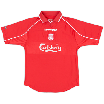 2000-02 Liverpool Home Shirt - 7/10 - (L.Boys)
