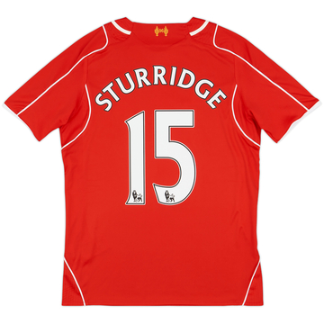 2014-15 Liverpool Home Shirt Sturridge #15 - 6/10 - (S)