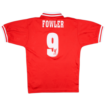 1996-98 Liverpool Home Shirt Fowler #9 - 7/10 - (S)