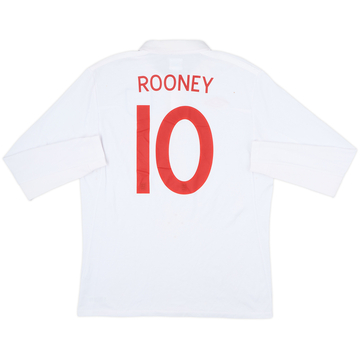 2009-10 England Home L/S Shirt Rooney #10 - 6/10 - (L)
