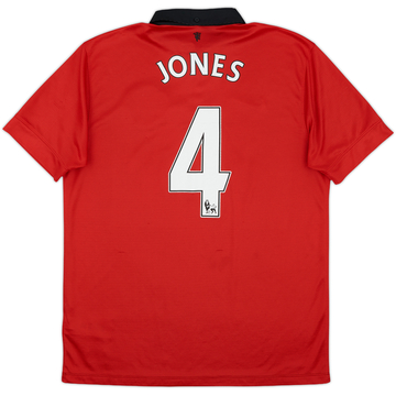 2013-14 Manchester United Home Shirt Jones #4 - 6/10 - (L)