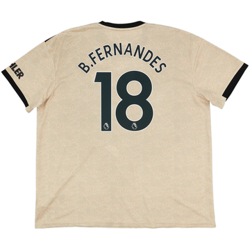 2019-20 Manchester United Away Shirt B.Fernandes #18 - 6/10 - (XXL)