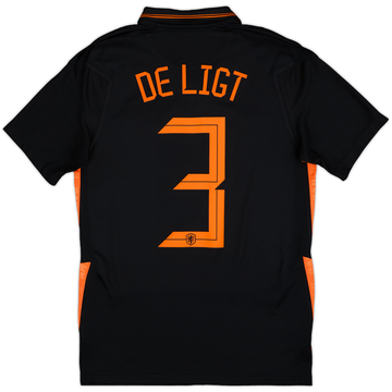 2020-22 Netherlands Away Shirt DeLigt #3 - 10/10 - (S)
