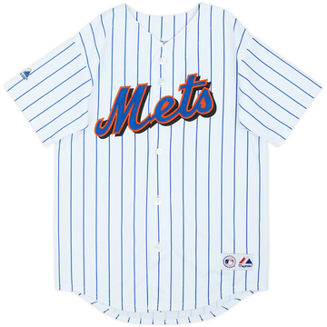 2003-08 New York Mets Reyes #7 Majestic Home Jersey - 8/10 - (M.Boys)