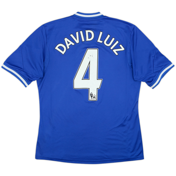 2013-14 Chelsea Home Shirt David Luiz #4 - 5/10 - (M)