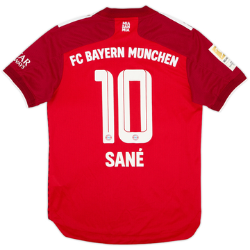 2021-22 Bayern Munich Authentic Home Shirt Sane #10 - 8/10 - (S)
