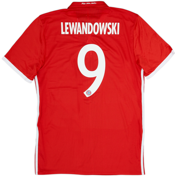 2016-17 Bayern Munich Player Issue Home Shirt Lewandowski #9 - 7/10 - (M/L)