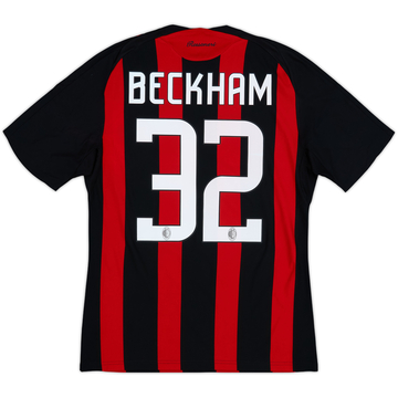 2008-09 AC Milan Home Shirt Beckham #32 - 5/10 - (S)