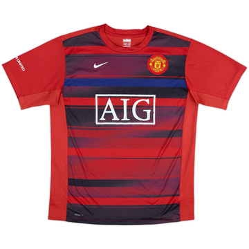 2009-10 Manchester United NIke Training Shirt - 6/10 - (L)